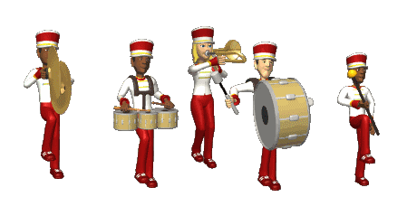 Celebration band animation